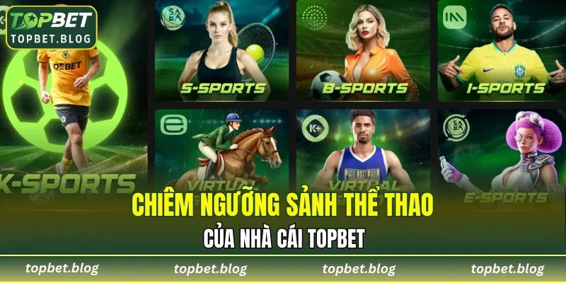 Sảnh thể thao TOPBET có lượng người tham gia đông đảo
